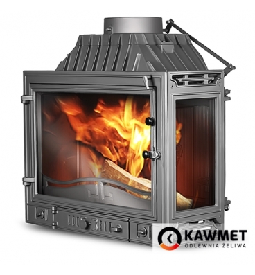 Каминная топка KAW-MET W4 с правым боковым стеклом (14.5 kW)